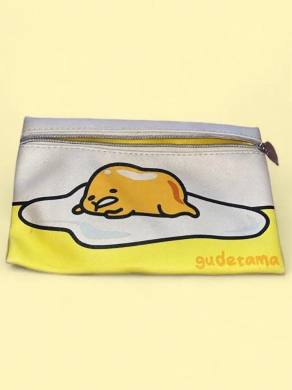 Sanrio Gudetama Egg makeup pouch